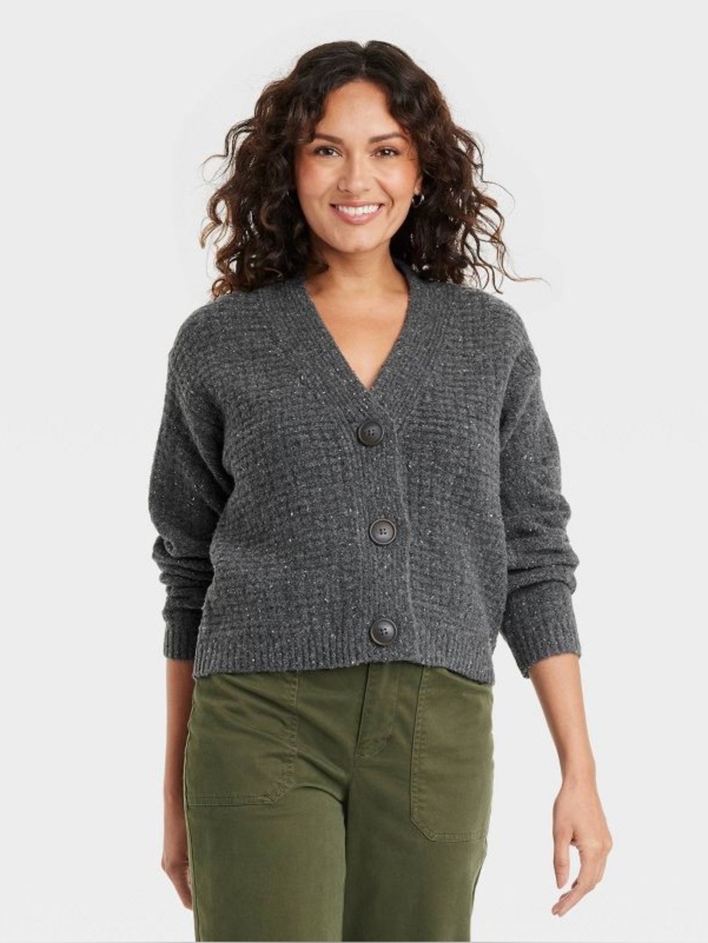 Universal Thread Cozy Knit Button-Down Cardigan